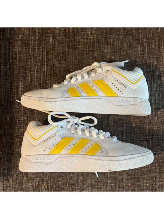 Adidas Tyshawn Jones Skateboarding Cloud White Yellow Gold FY7476  Men\'s size 7. main image 7